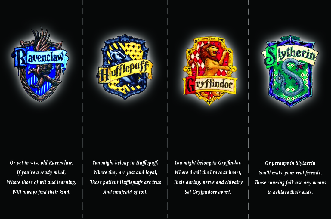 frotis Catarata Acusación Hogwarts Houses - Harry Potter Crazies